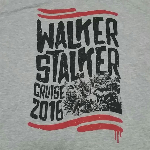 The Walking Dead Walker stalker cruise 2016 tshirt - Picture 2 of 9